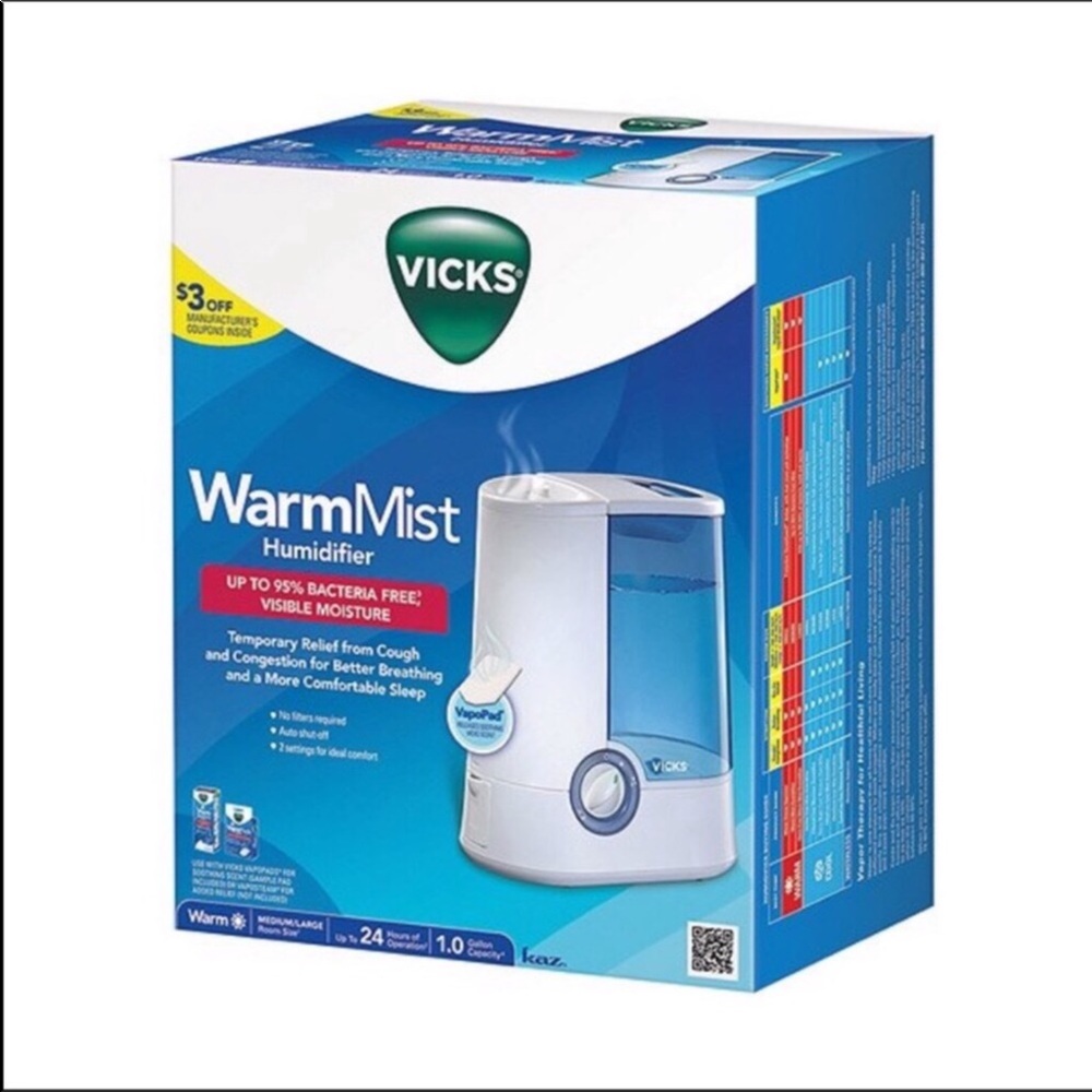 Vicks Warm Moisture Humidifier, NEW